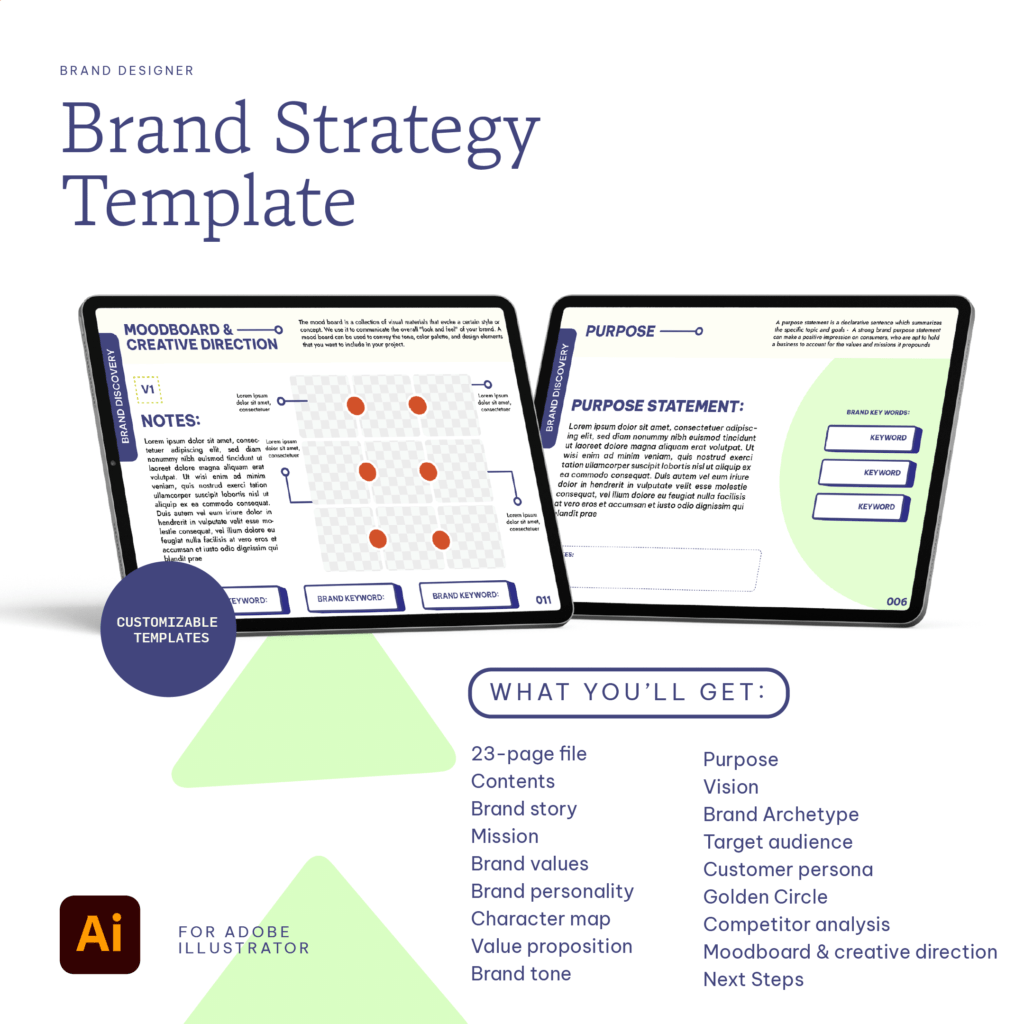 Brand Strategy & Creative Direction Template Cover