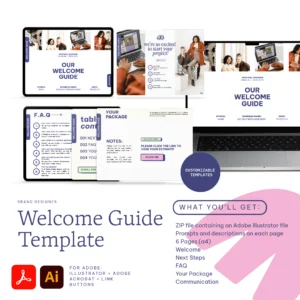 Brand Designer Client Welcome Template Example